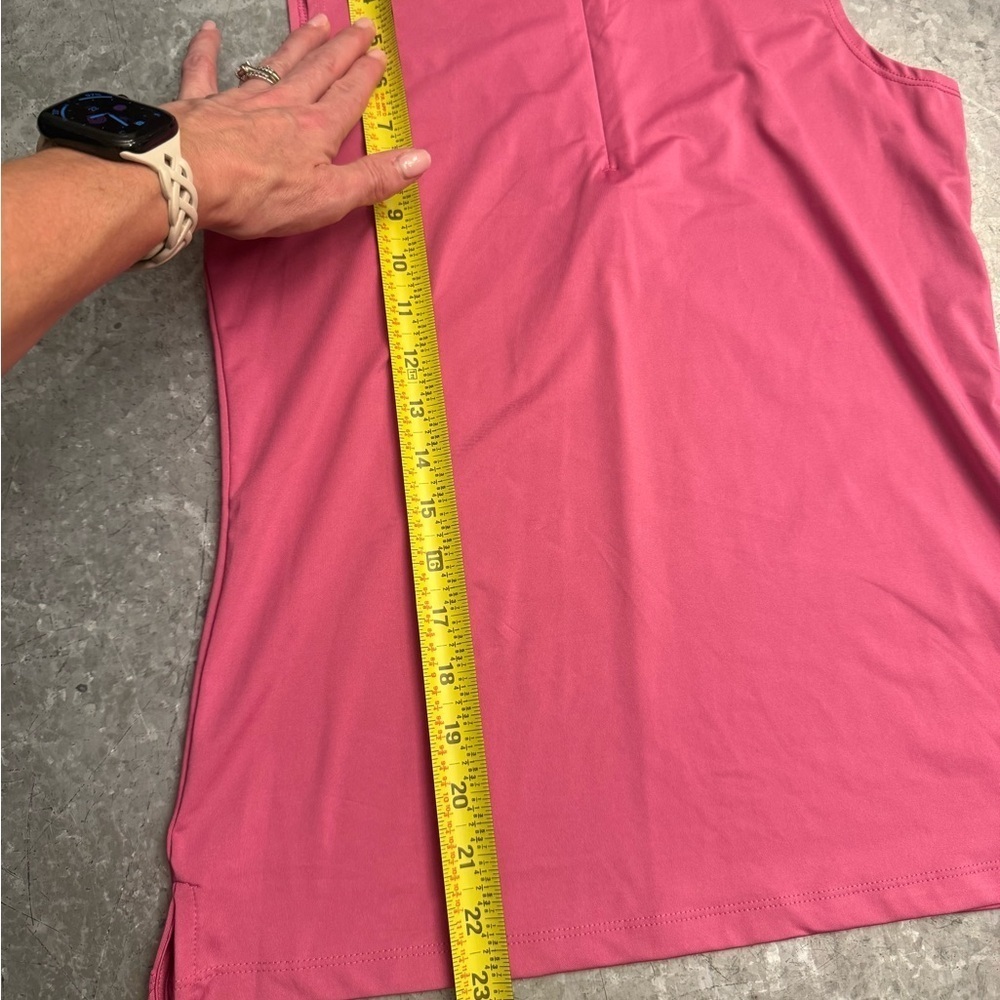 Tommy Bahama golf Vibrant Pink Sleeveless Blouse - Picture 7 of 7